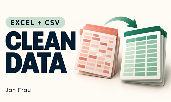 clean merge and format your excel or CSV data