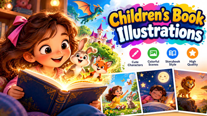 create childrens book illustration