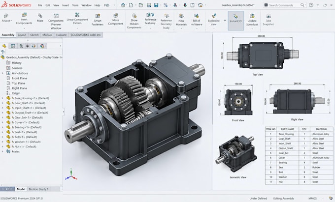 do industrial product design, plastic part,  enclosure, assemblies in solidworks