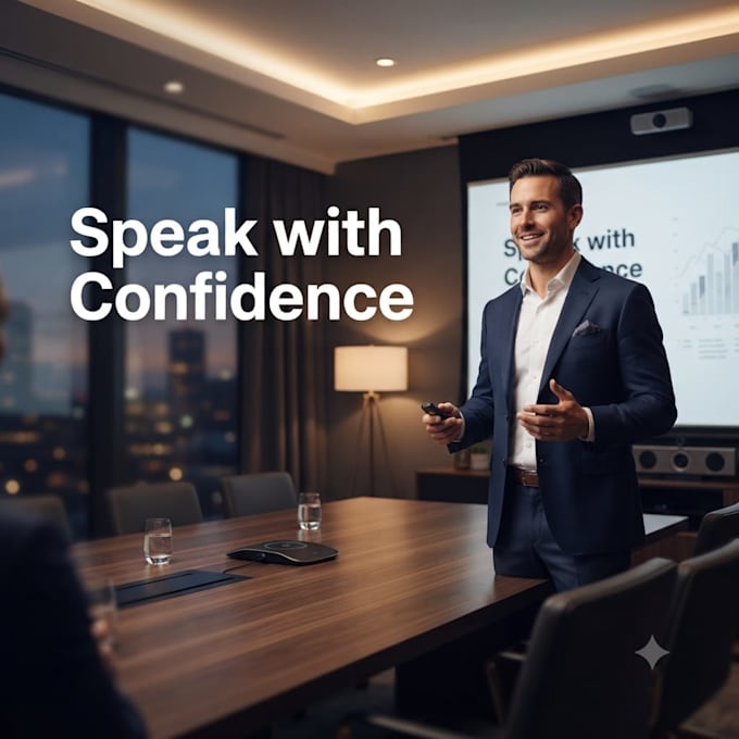 be your public speaking and presentation coach