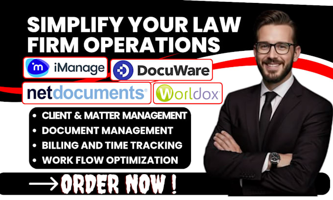 automate netdocuments imanage worldox docuware sharefile legal document workflow