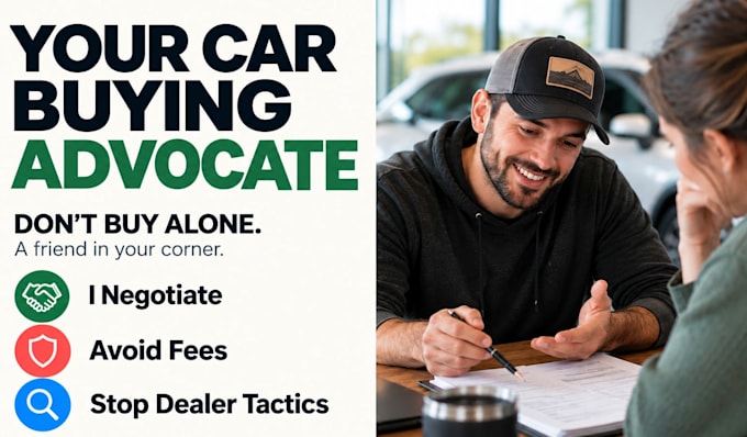 be your car buying advocate and negotiator