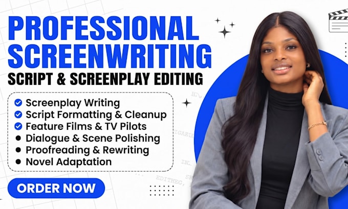 rewrite, edit and format your screenplay screenwriting movie script film script