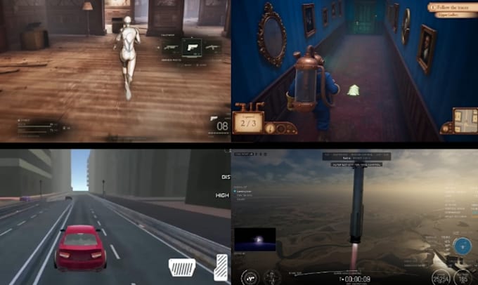 design high quality game UI UX, user interface, UI animation in unreal engine 5