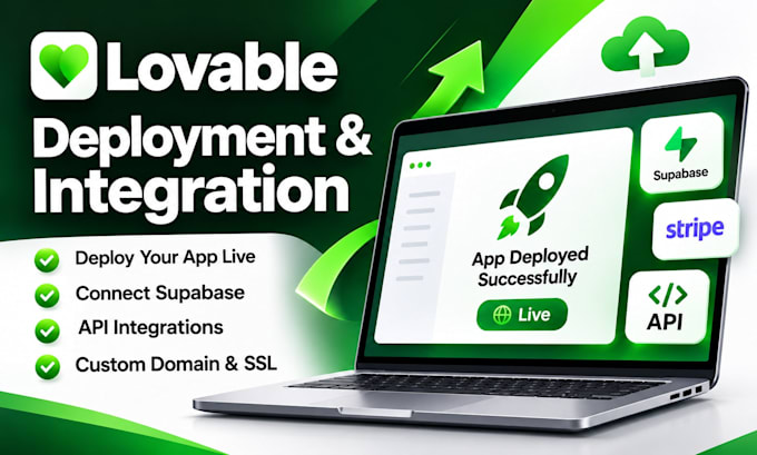 deploy lovable app, fix hosting and integrate supabase apis