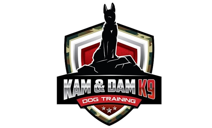 design vibrant dope dog training logo