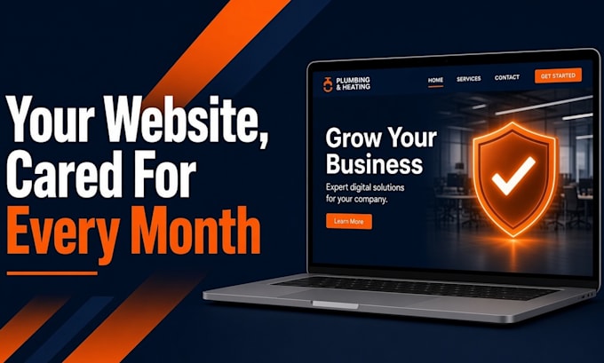 maintain, update and secure your website with a monthly care plan