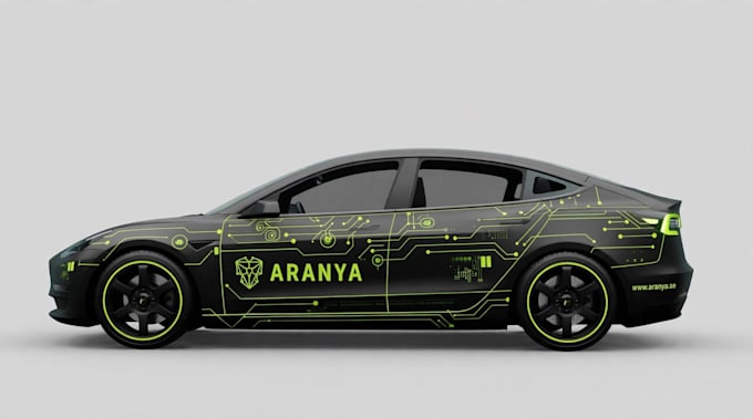design a custom car wrap and vehicle graphics