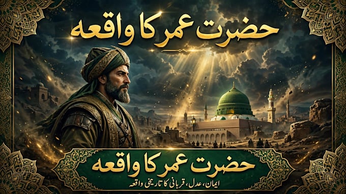 design viral islamic thumbnail