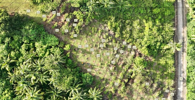 create a georeferenced drone orthomosaic map