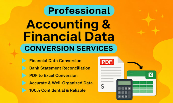 do bank statement pdf to excel for accounts