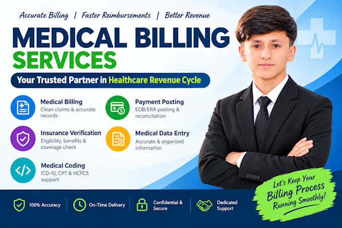 handle medical billing, payment posting, insurance verification