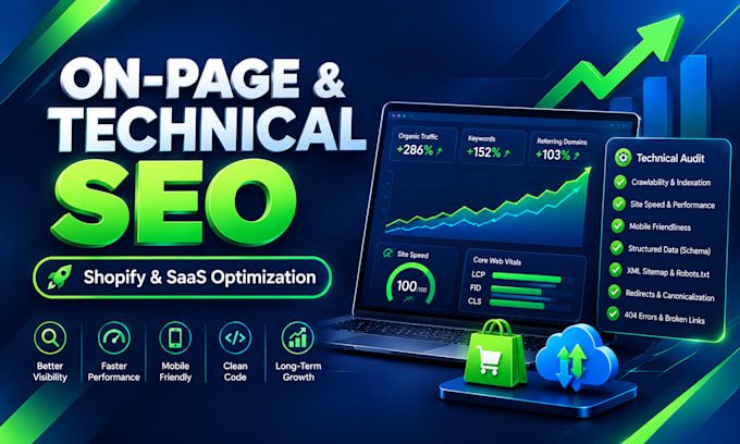 do technical SEO audit and on page optimization