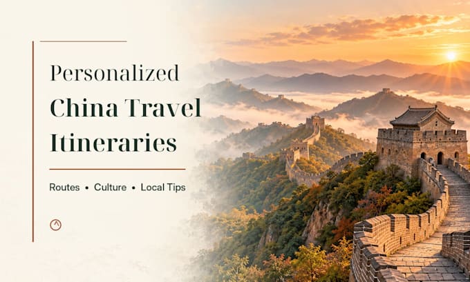 create a personalized china travel itinerary with local tips
