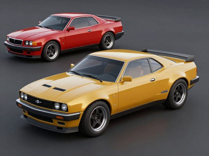 create realistic 3d car models, custom vehicles, and game ready assets