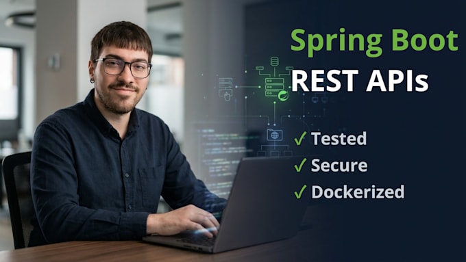 build or fix your java spring boot rest API with tests and docker