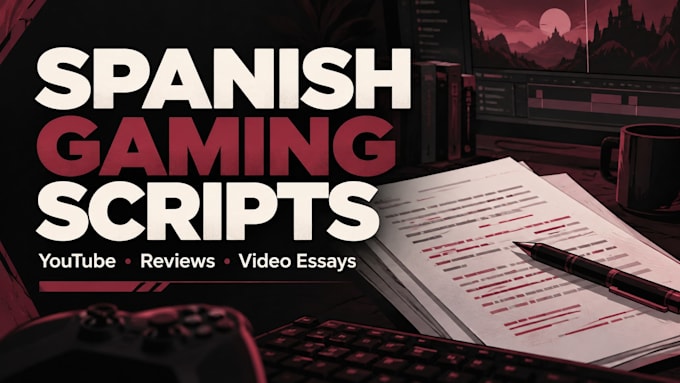 write a spanish youtube gaming script