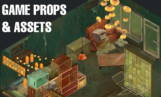 props and 2d game assets for your indie game