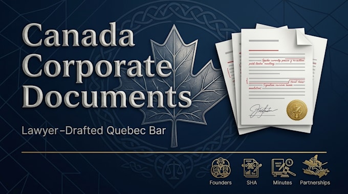 draft a professional canadian startup founders agreement