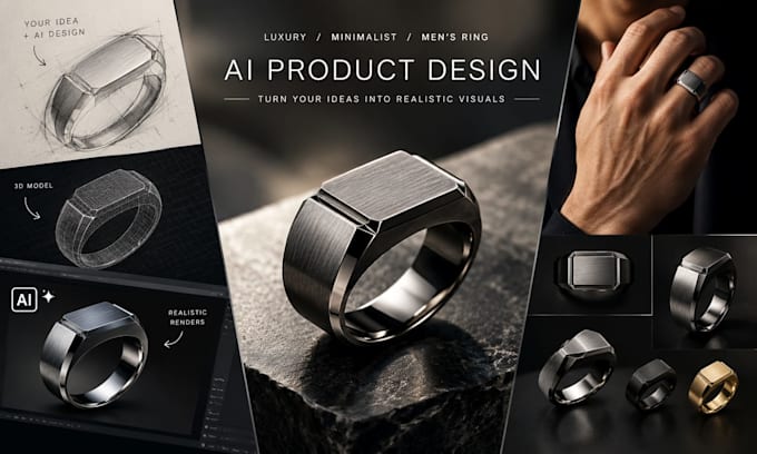 design luxury ring for men