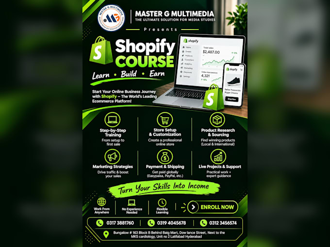 design professional posters in canva