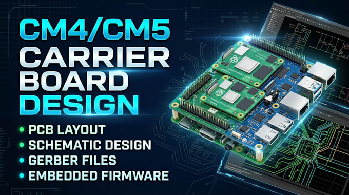 design raspberry pi cm4 cm5 carrier board embedded firmware