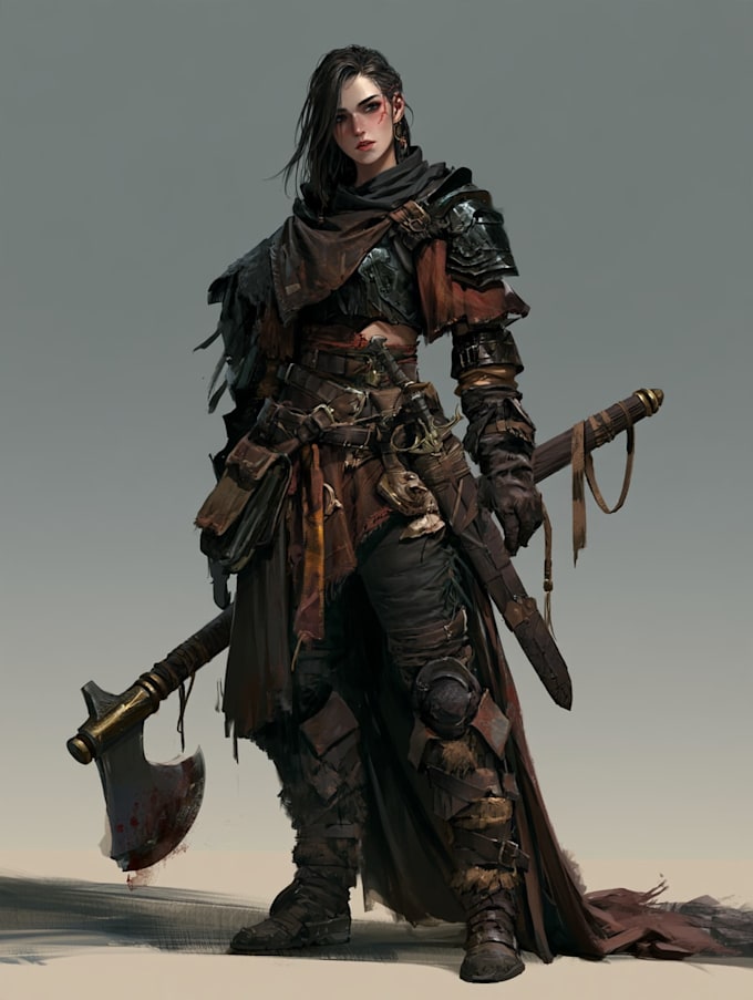 draw character illustration for  character design