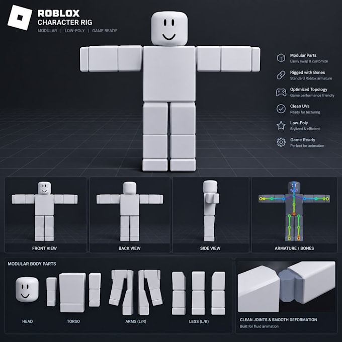 create custom roblox character animations for r6 and r15
