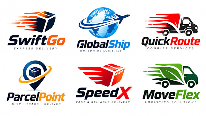 design a professional, delivery, courier, shipping, logistics, express logo