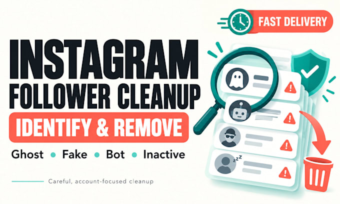 identify and remove instagram ghost, fake, bot, inactive followers safely