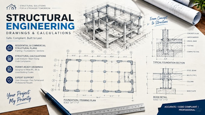 Design civil and structural permit drawings for colorado and utah by ...