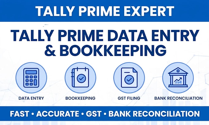 tally prime data entry bookkeeping and accounting