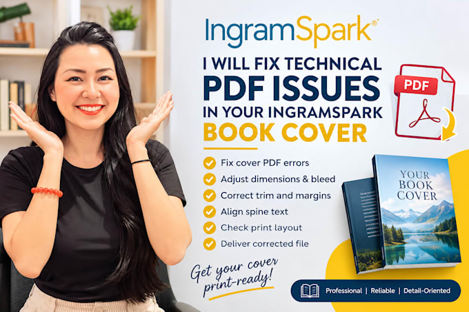 fix technical PDF issues in your ingramspark book cover