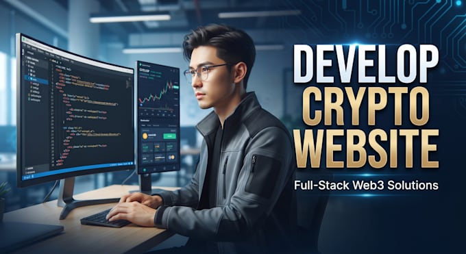 develop a professional crypto web app and dashboard