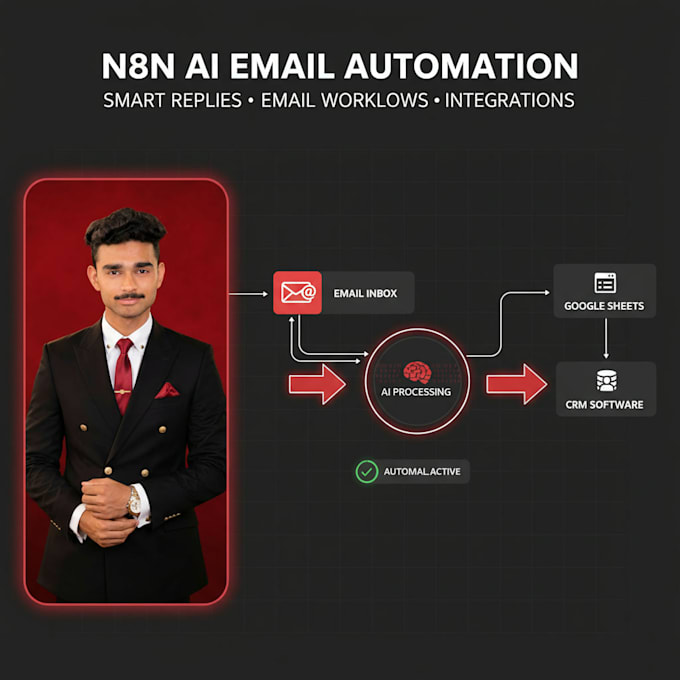 do n8n ai email automation