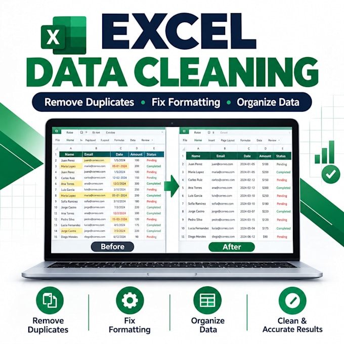 excel data cleaning and spreadsheet specialist