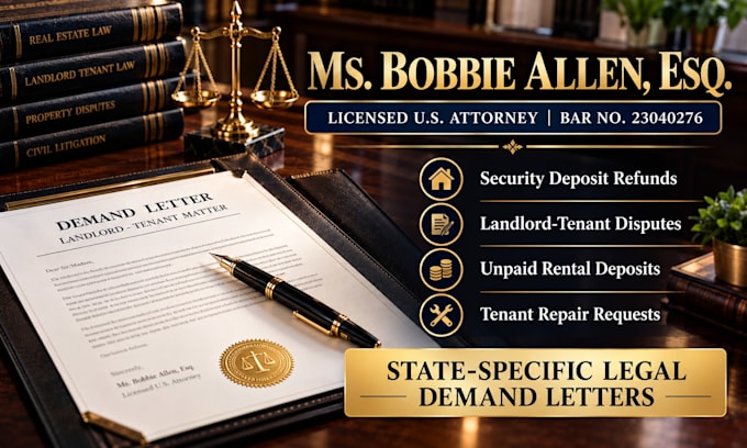 draft a legal security deposit refund demand letter