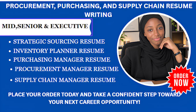 write procurement, purchasing and supply chain resume