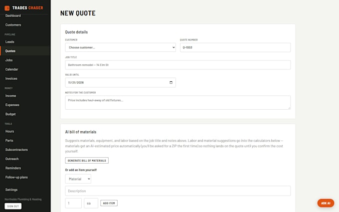 design a custom CRM dashboard and client management workflow