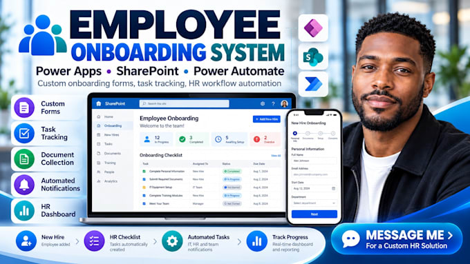 build employee onboarding forms with power apps and sharepoint