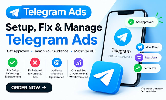 fix telegram ad, fix decline ad, resolve telegram ad, fix ad destination