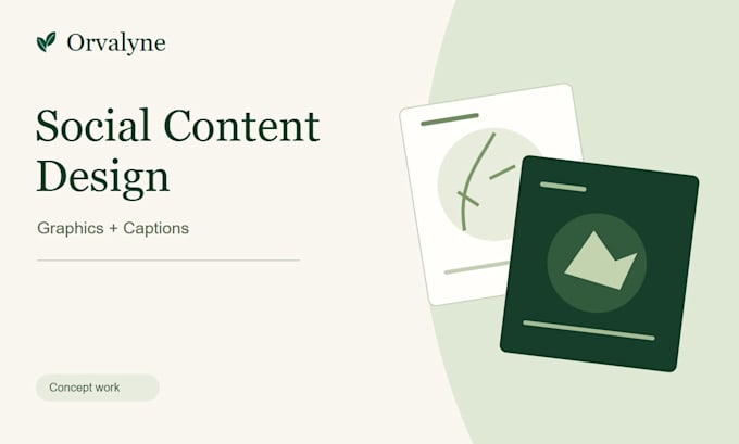 design branded instagram and facebook posts with captions