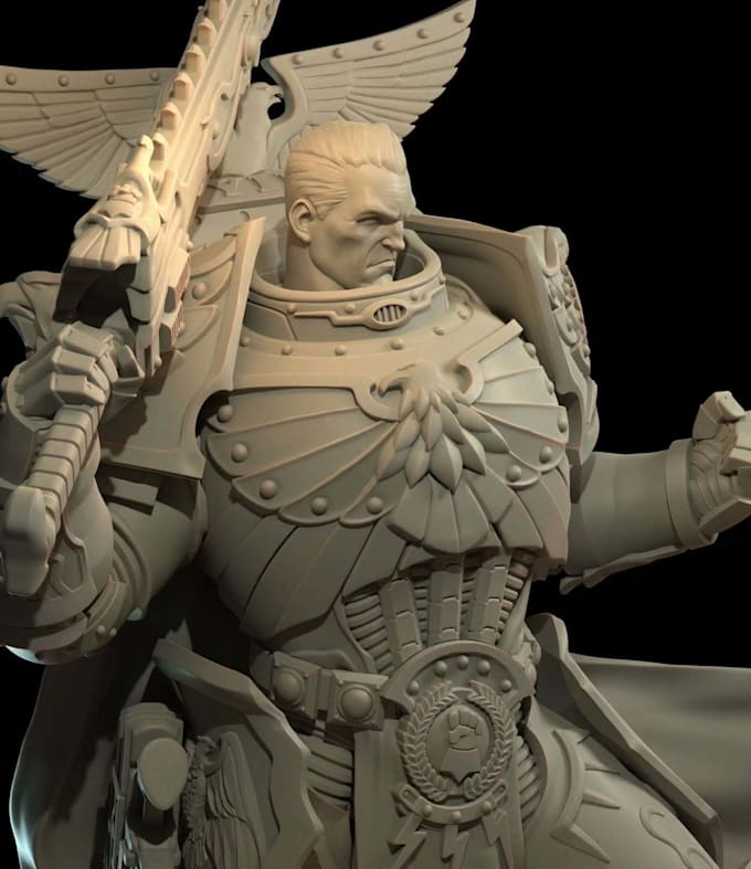 3d printable models, 3d statue, 3d fantasy miniature for 3d printing