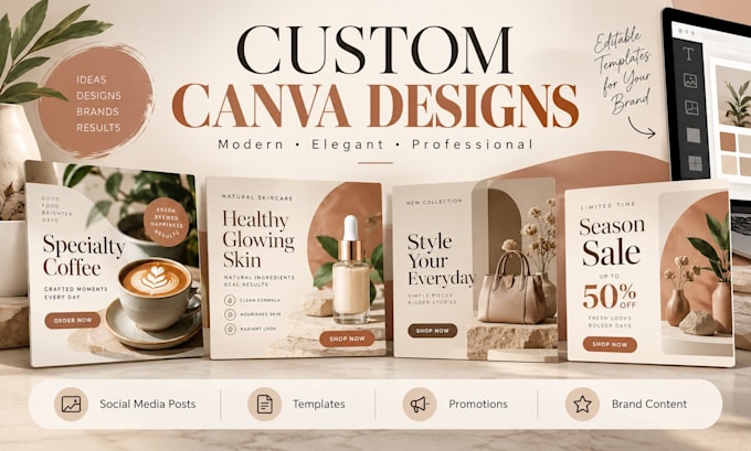 design custom canva social media posts