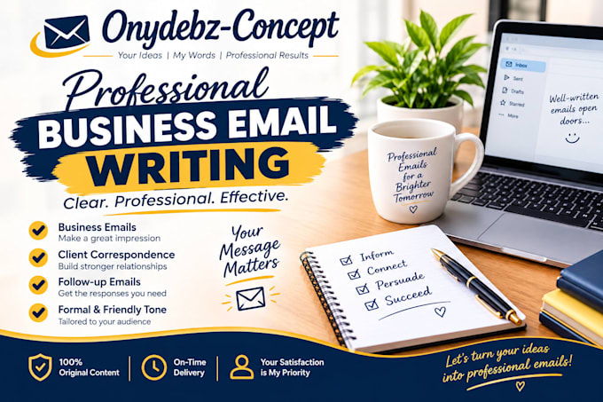 write professional business emails and letters