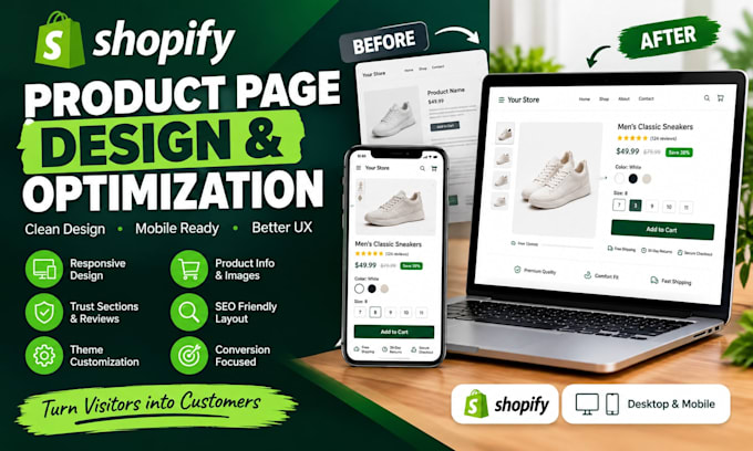 design and optimize shopify product pages for better conversions