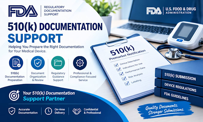 provide fda registration product listing and 510k documentation