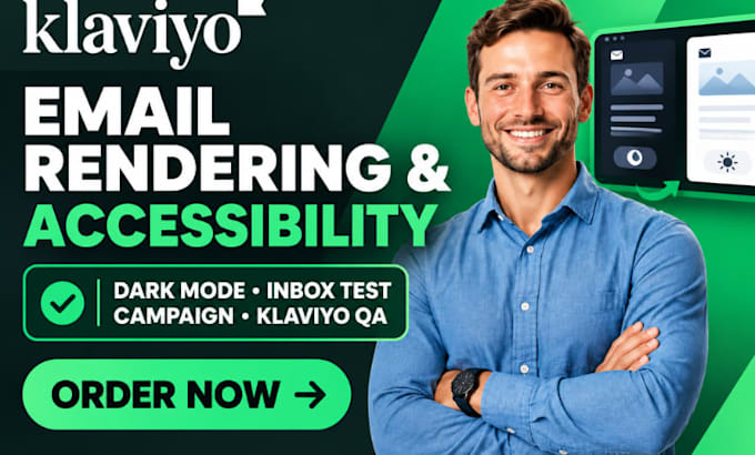 qa email rendering accessibility dark mode inbox test campaign klaviyo QA