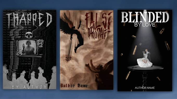 do unique book covers, ebook covers