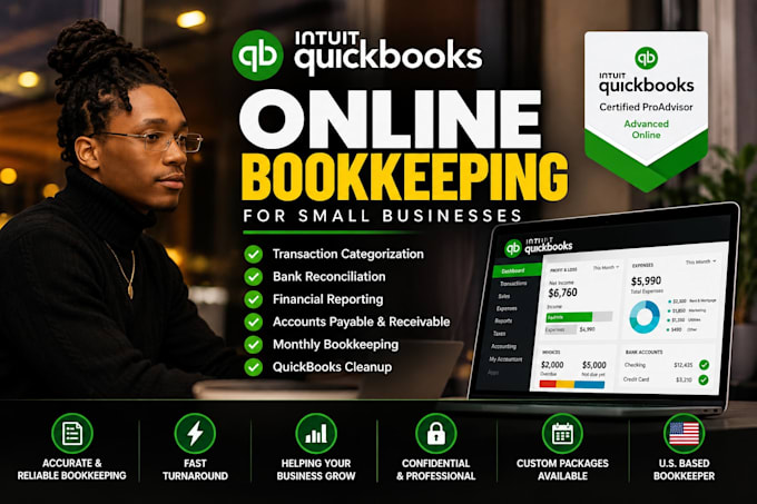 do bookkeeping in quickbooks online